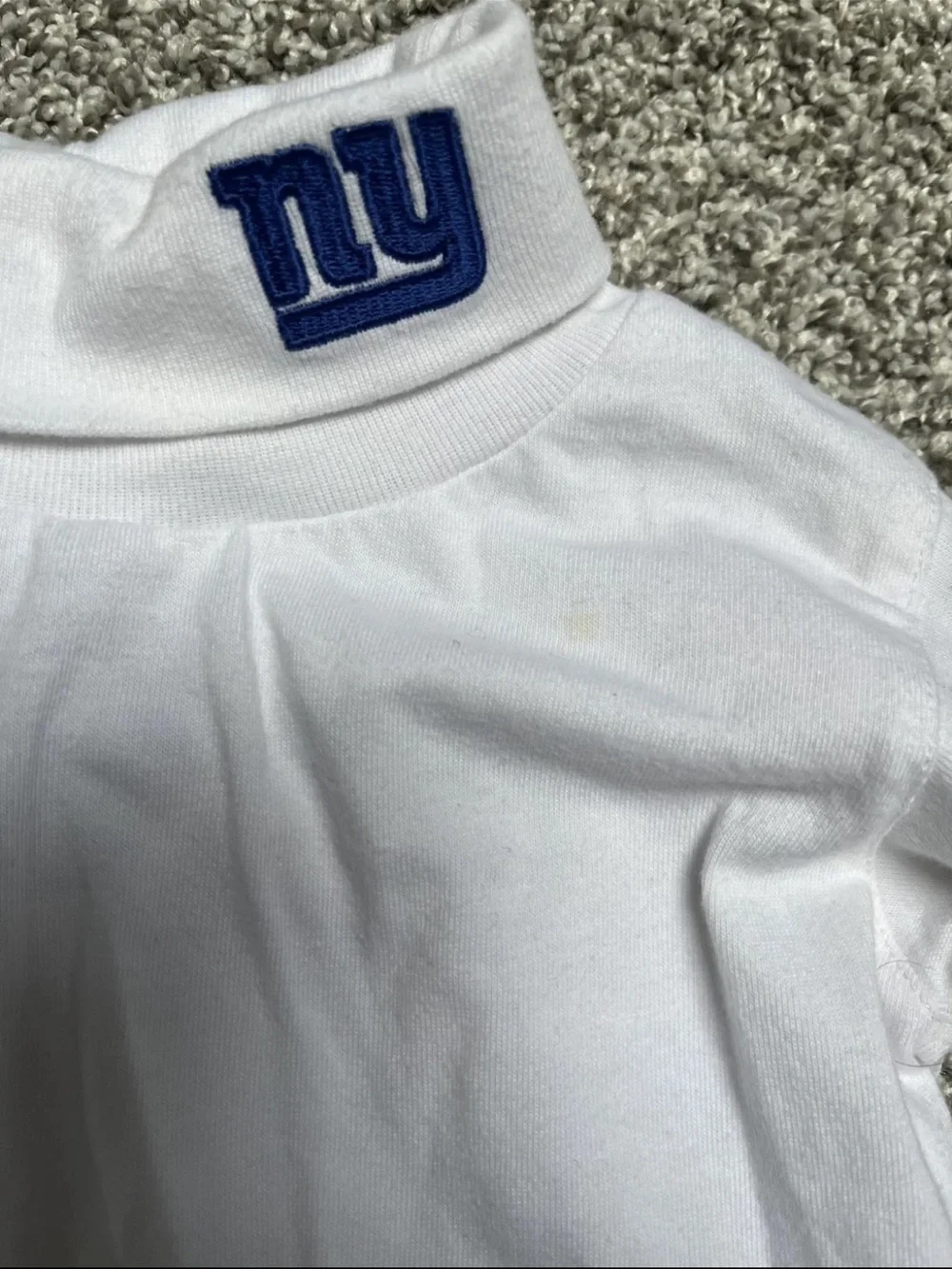 NFL New York Giants Baby Cheer Outfit Bundle Dress & Turtleneck 18M